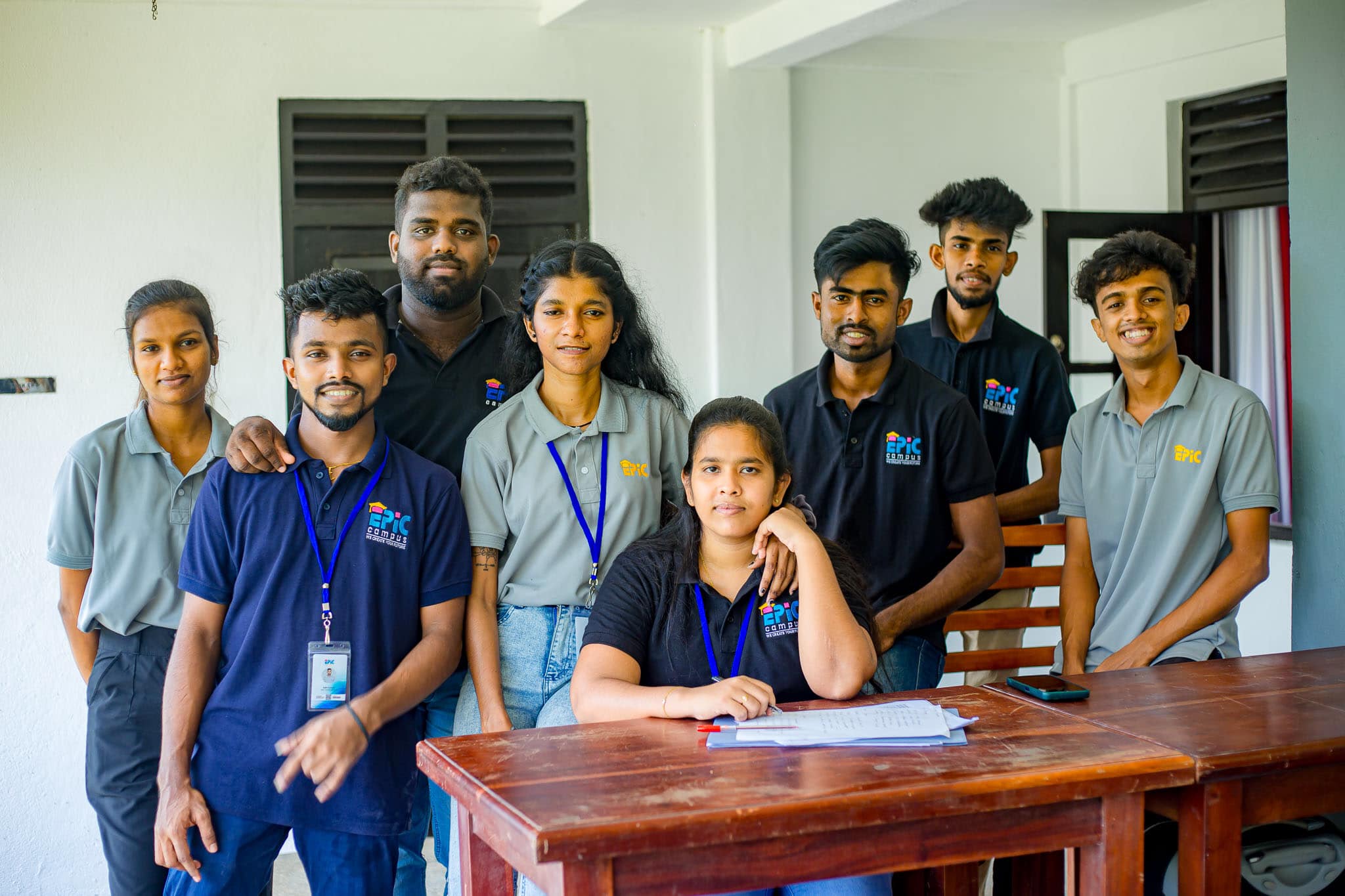 Student team at competition